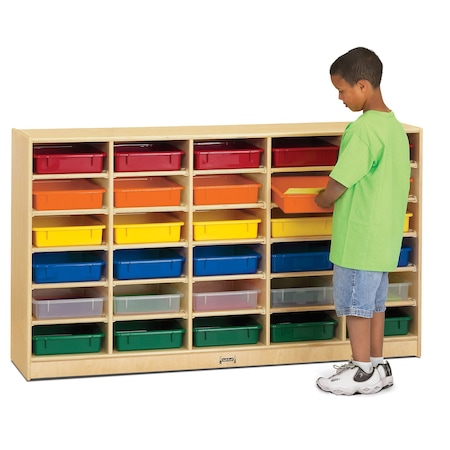 Jonti-Craft 30 Paper-Tray Mobile Storage, with Colored Paper-Trays 0931JC
